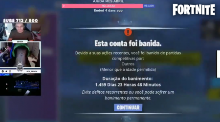 niños baneados en fortnite