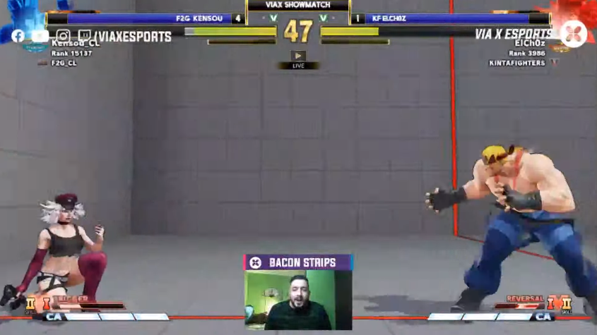 SHOWMATCH SFV CE con BaconStrips - Viax Esports Viax Esports