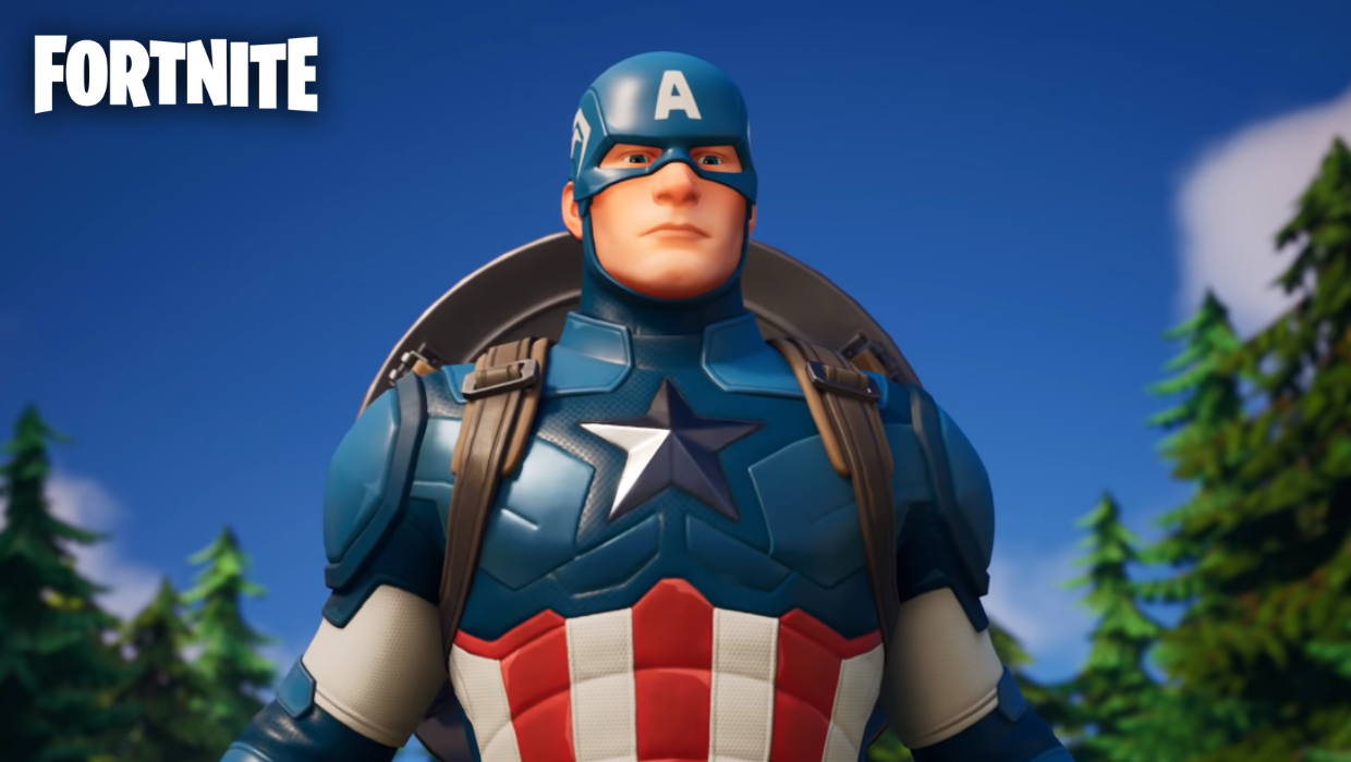 skin capitan america fortnite